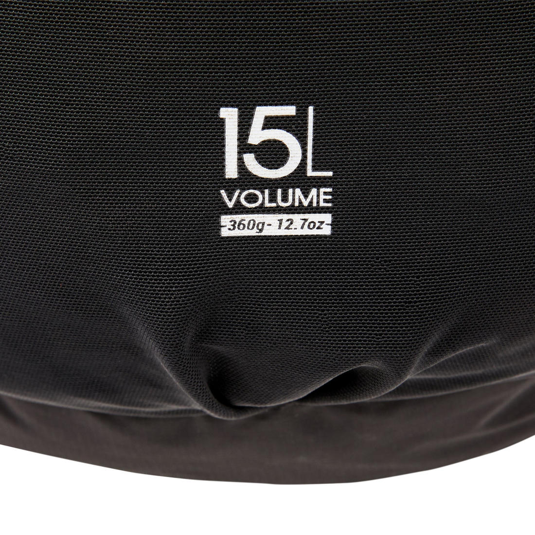 SAC TRAIL ULTRA RUNNING 15L MIXTE NOIR - VENDU AVEC POCHE À EAU 2L