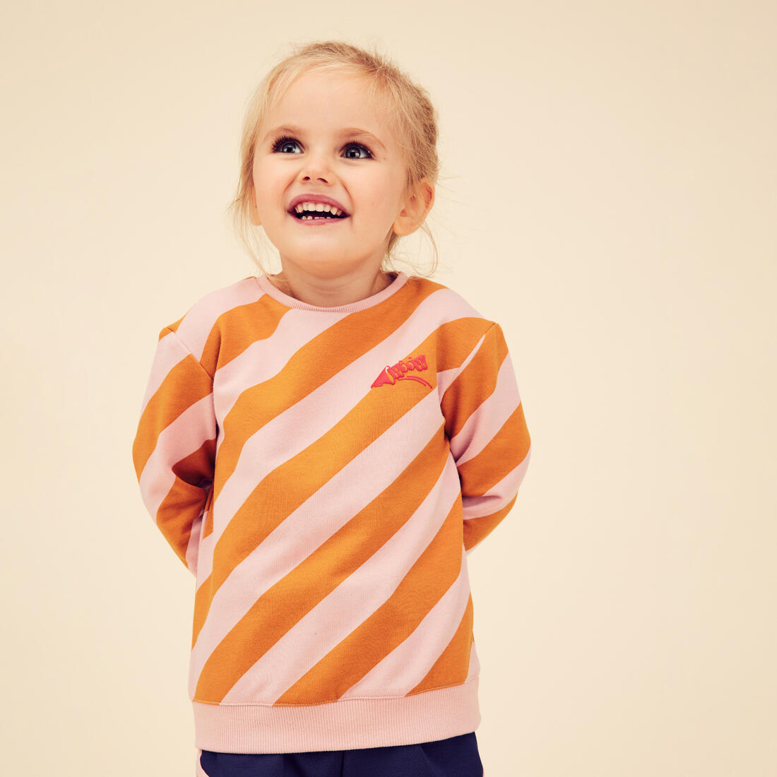 Sweat decat'oons imprimé beige baby gym enfant