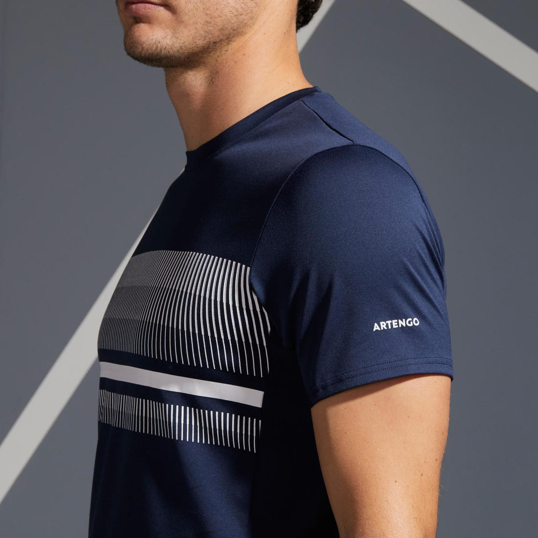 T-Shirt de tennis manches courtes homme - Essential blanc
