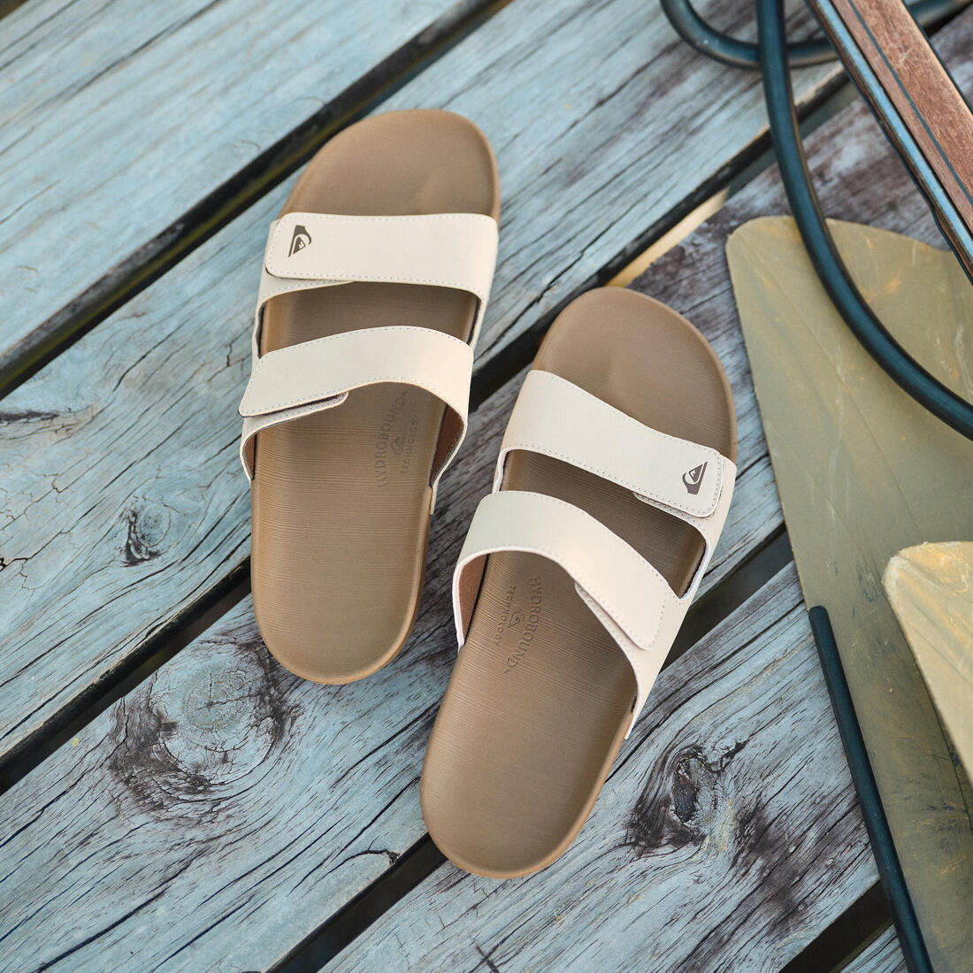 Sandales surf double bride homme, Rivi sable