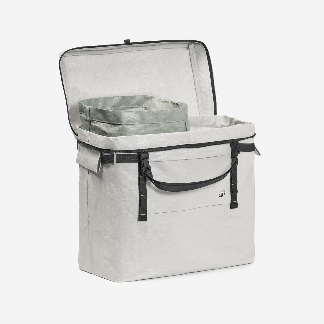 Poubelle de camping, 2 compartiments, modulable de 30 à 50 L