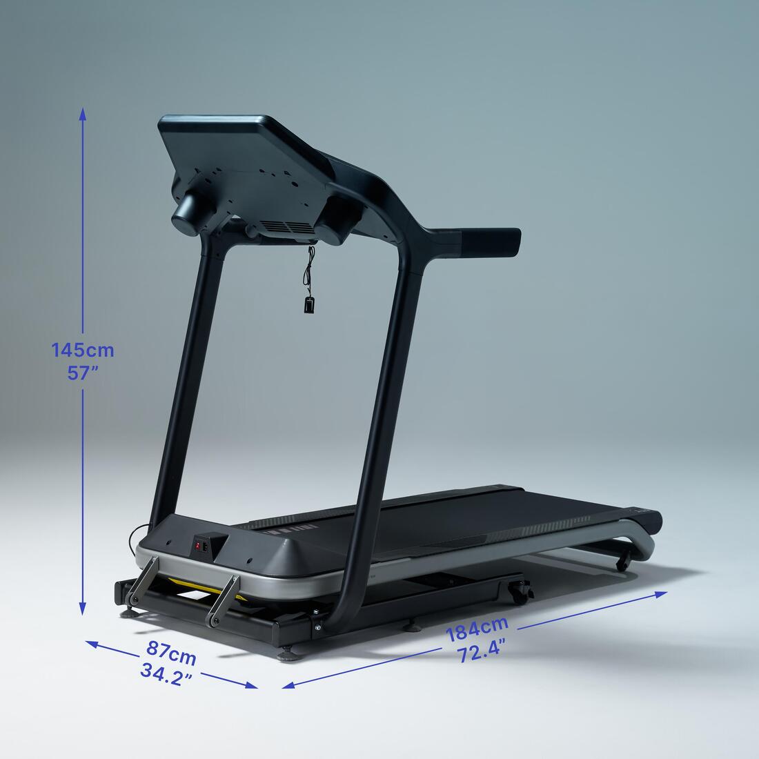 Tapis de course pliable et inclinable 22km/h, Challenge Run