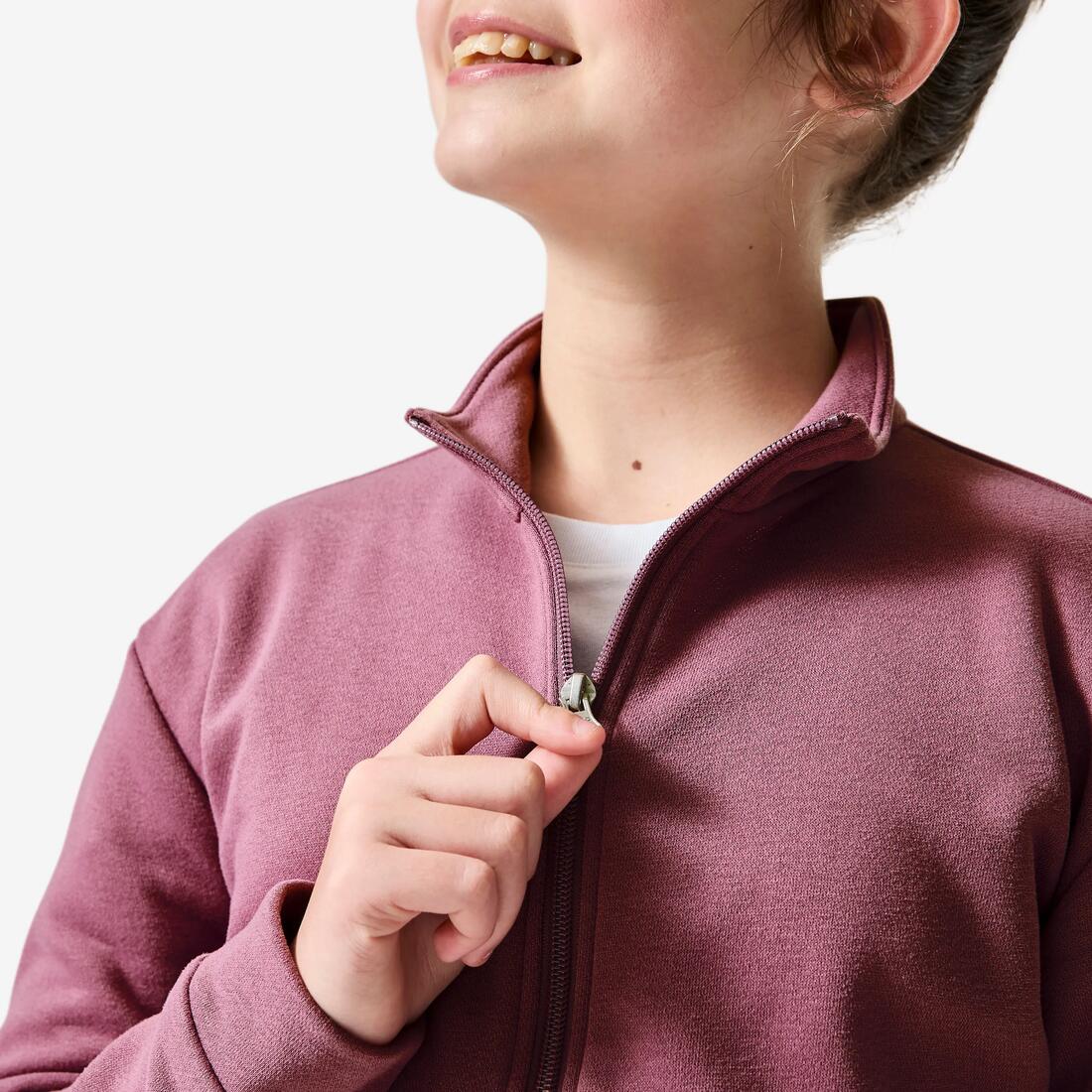 Survêtement en molleton chaud fille, violet