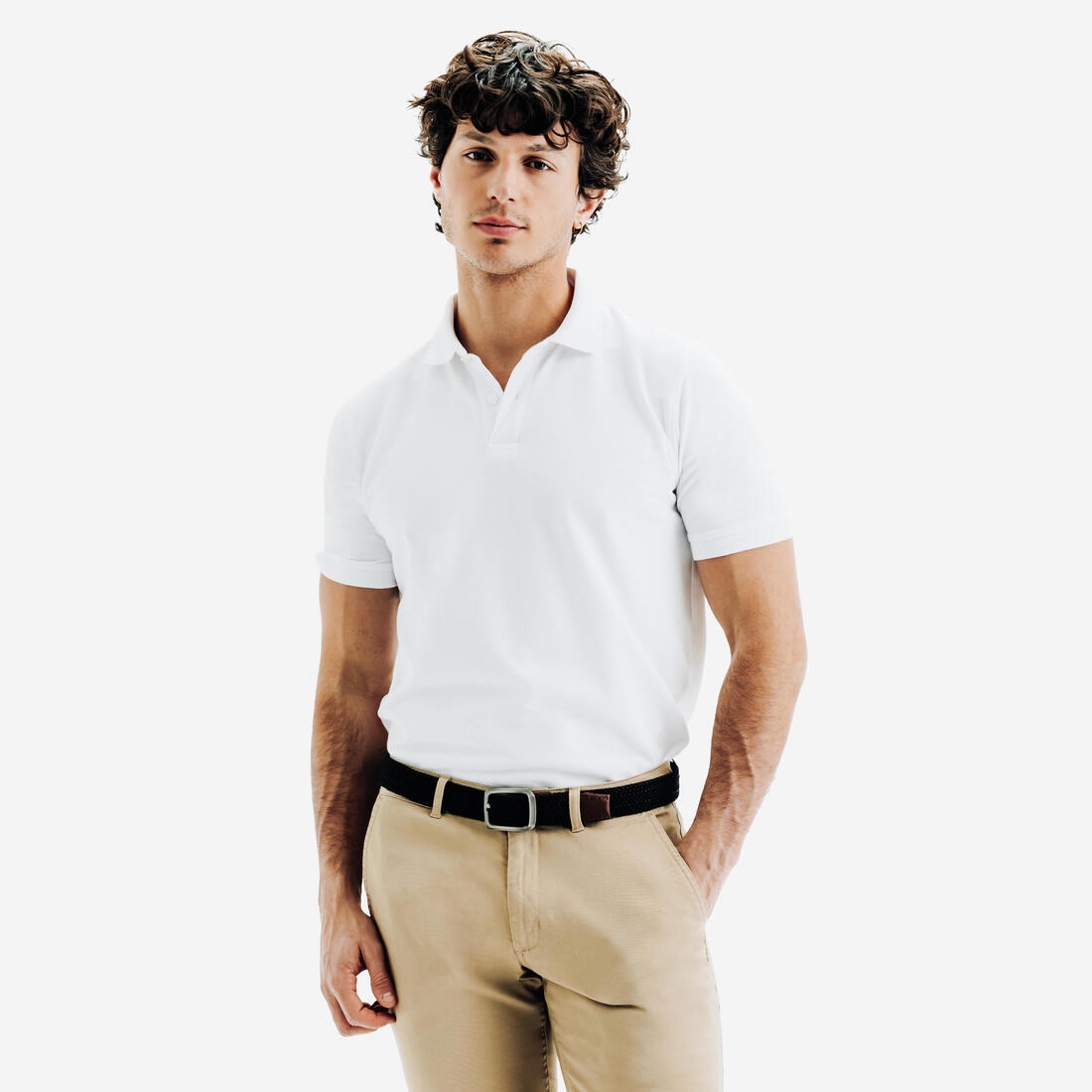 Ceinture golf tressée élastique & extensible