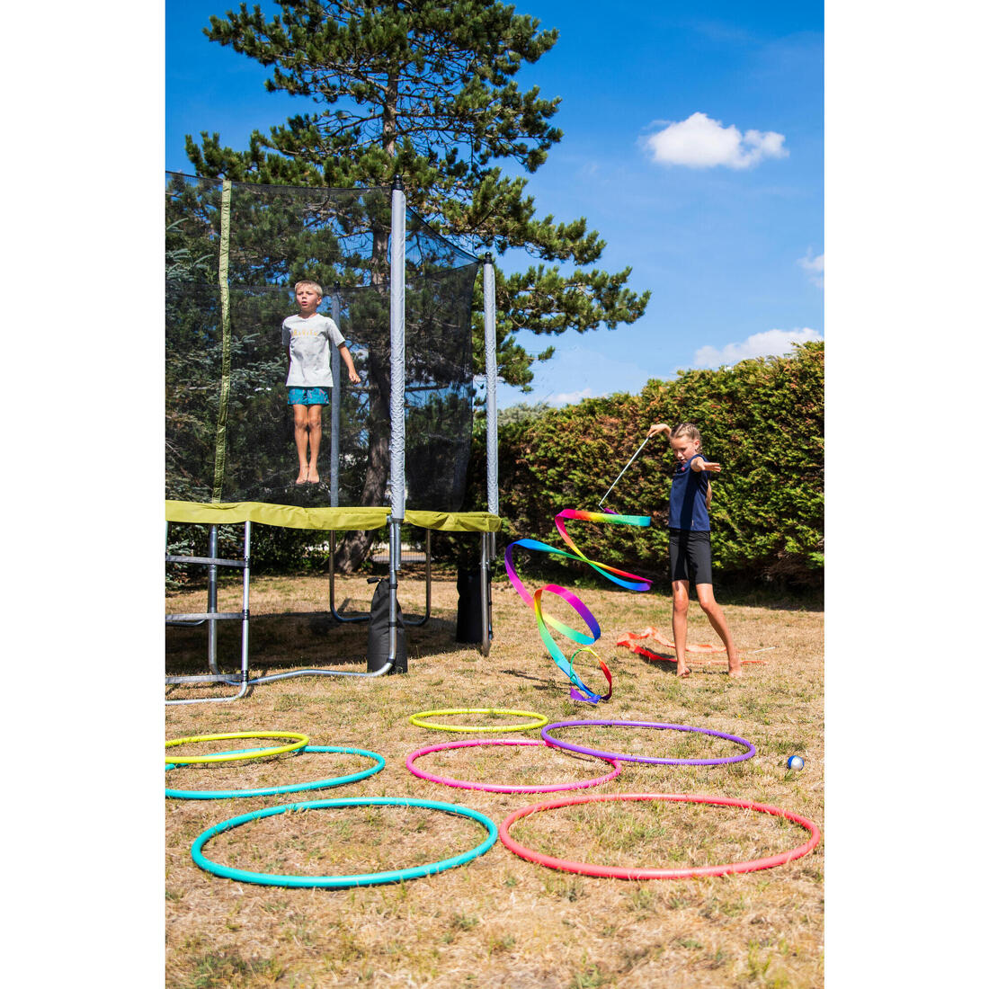 Cerceau de Gymnastique Rythmique de 65 cm Émeraude