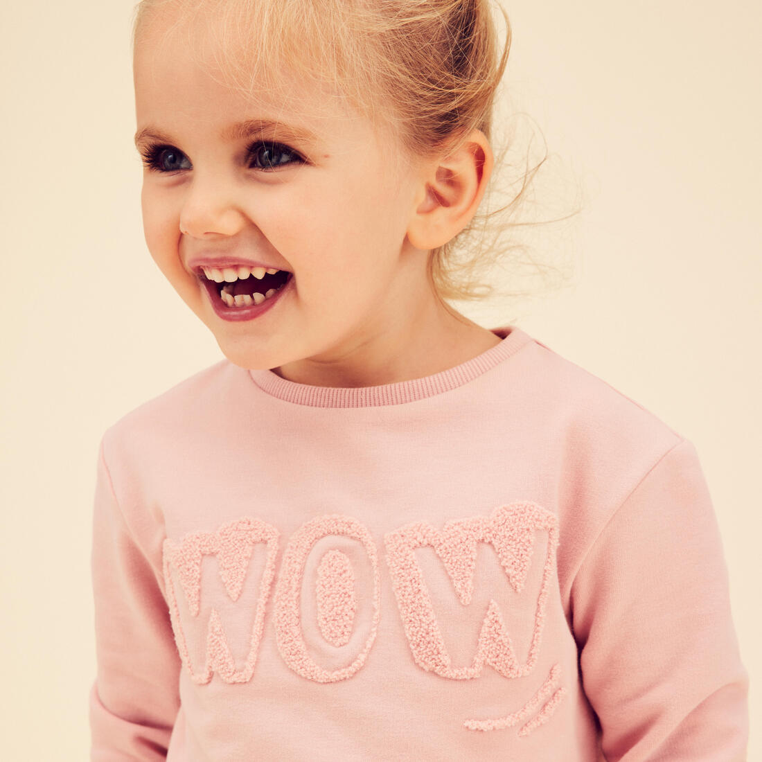 Sweat decat'oons imprimé beige baby gym enfant