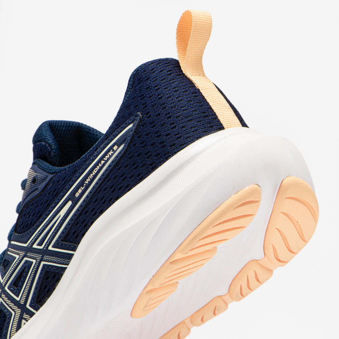 CHAUSSURE DE RUNNING FEMME ASICS GEL-WINDHAWK NOIR/CORAIL