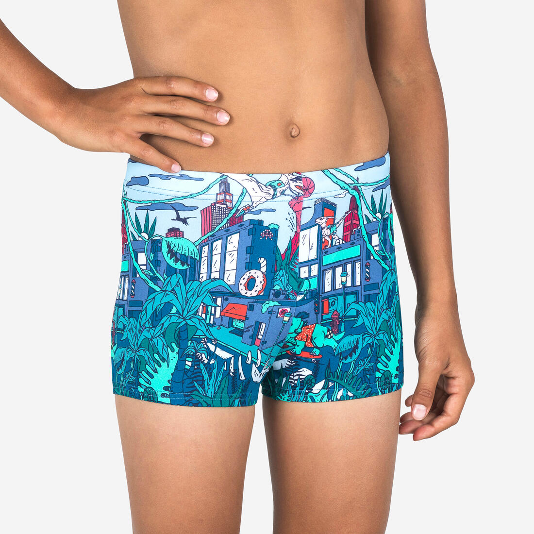 Boxer de bain garçon - fitib - all robot