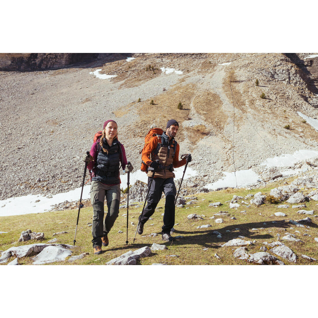 Doudoune sans manches en duvet de trek montagne - MT500 - Femme