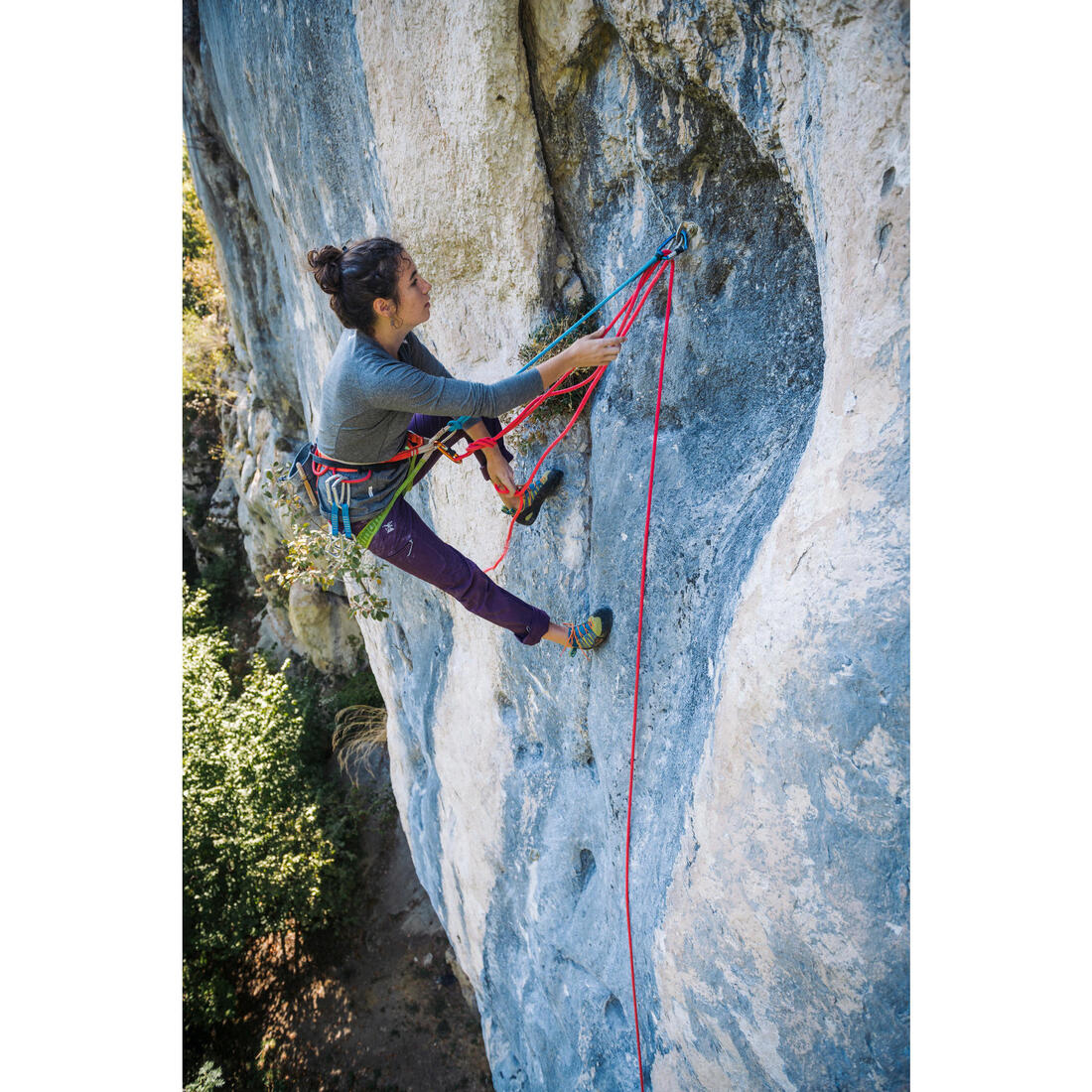 Longe d'escalade simple 75 cm