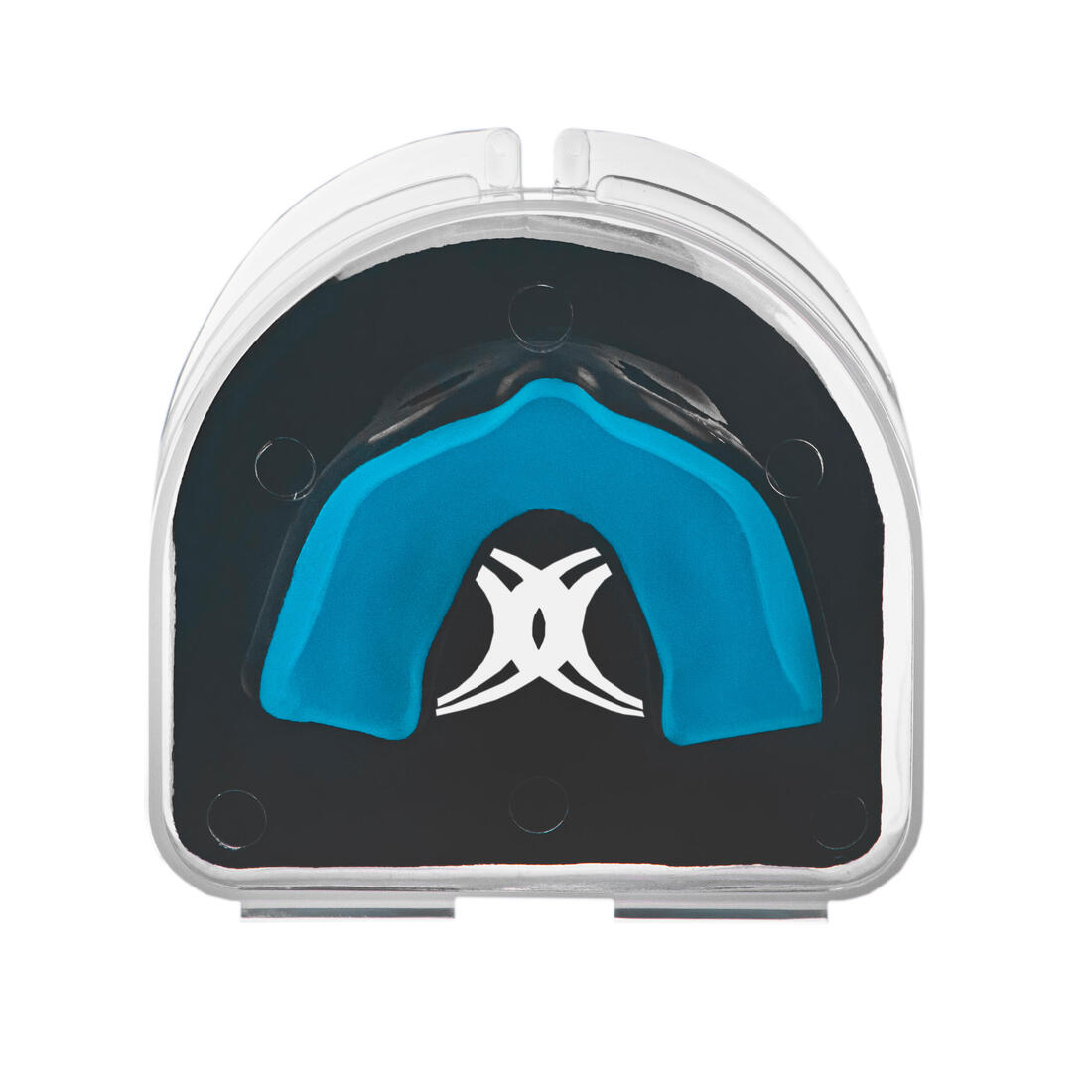 Protège-dents de rugby pour appareil dentaire - ORTHODONTHIE X BRACE DUAL bleu