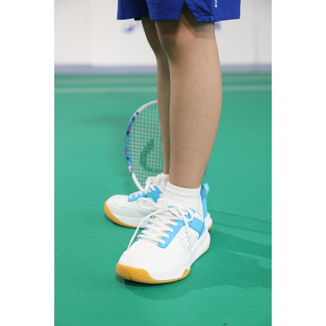 Chaussures de Badminton Enfant BS Sensation 500 - Aqua
