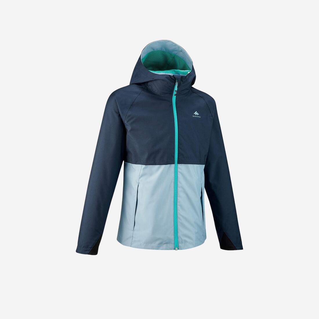 Veste imperméable de randonnée - MH500 violette - enfant 7-15 ans