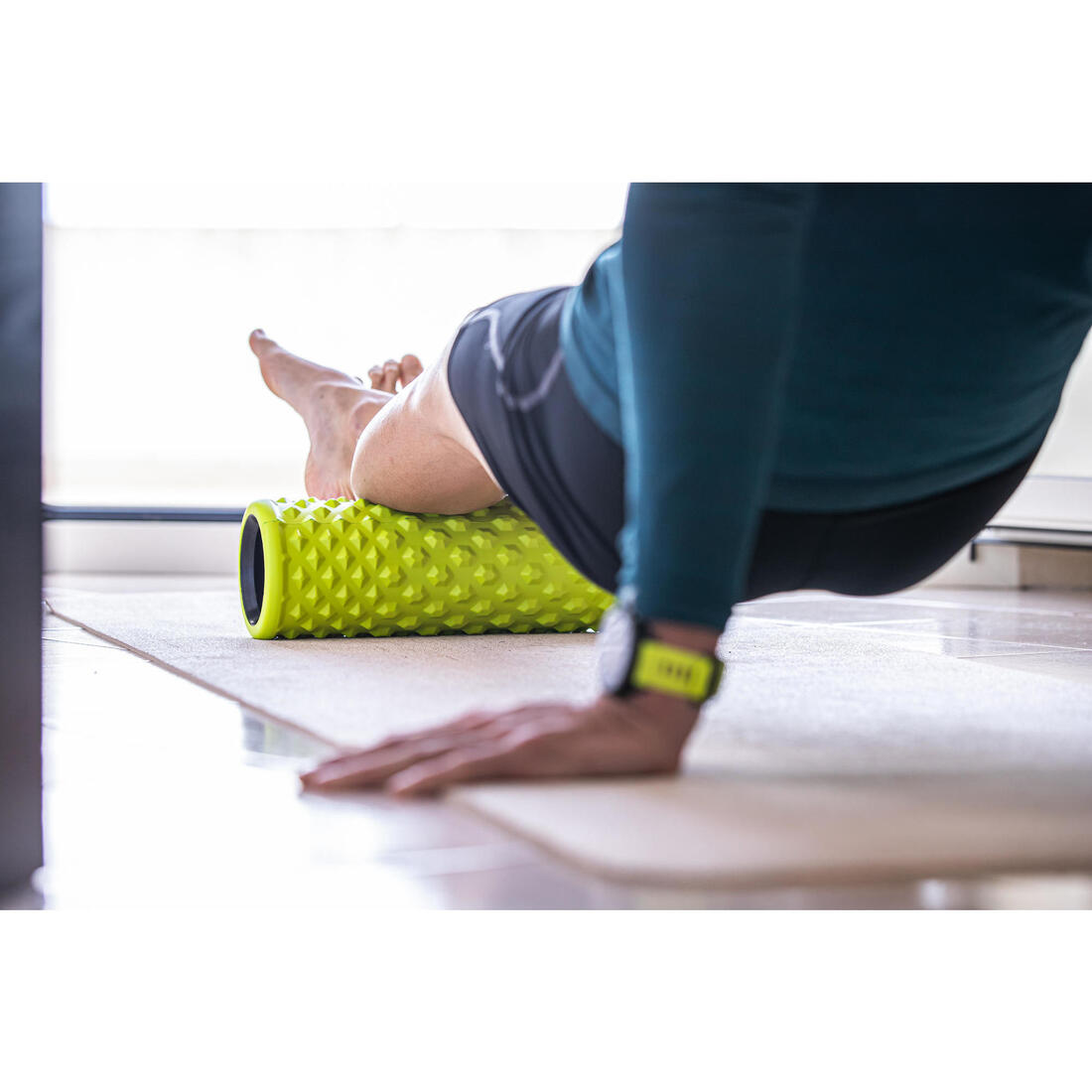 Rouleau de massage / Foam roller 500 HARD vert