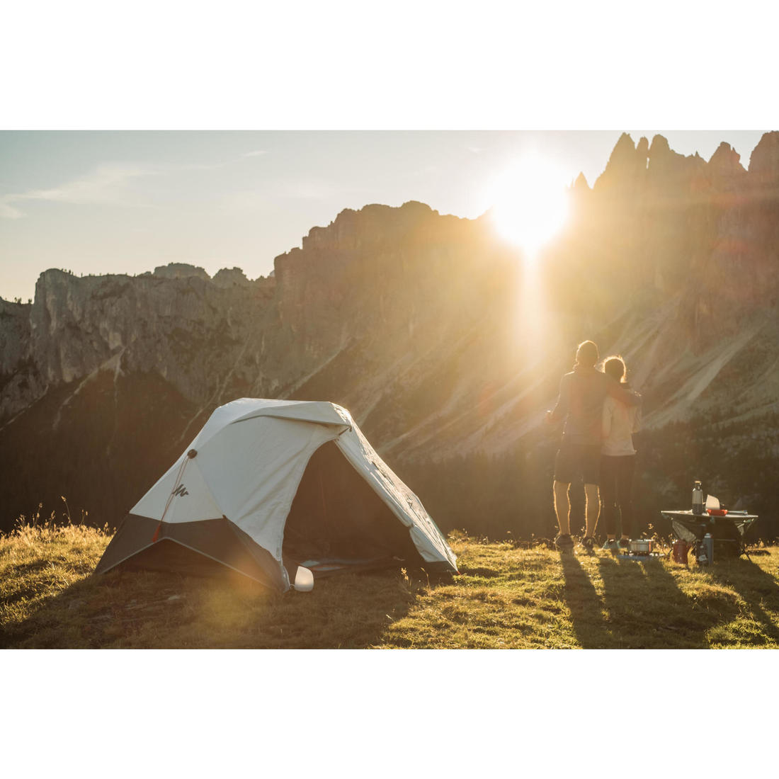 Tente de camping instantanée 2 places, 2 Seconds easy Fresh & Black