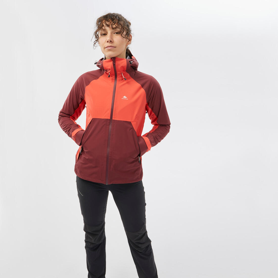 Veste imperméable de randonnée montagne - MH500 Femme