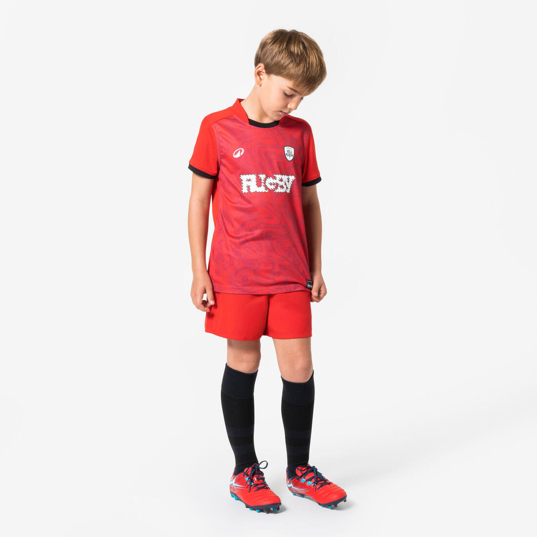 Maillot manches courtes de rugby enfant - r100