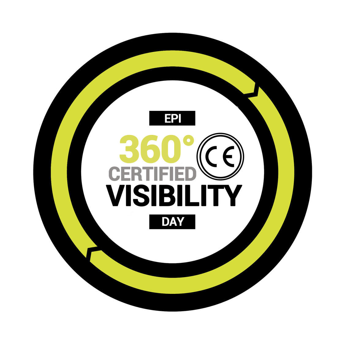 VESTE PLUIE VELO VILLE FEMME 120 JAUNE FLUO CERTIFIÉE EPI VISIBILITÉ JOUR