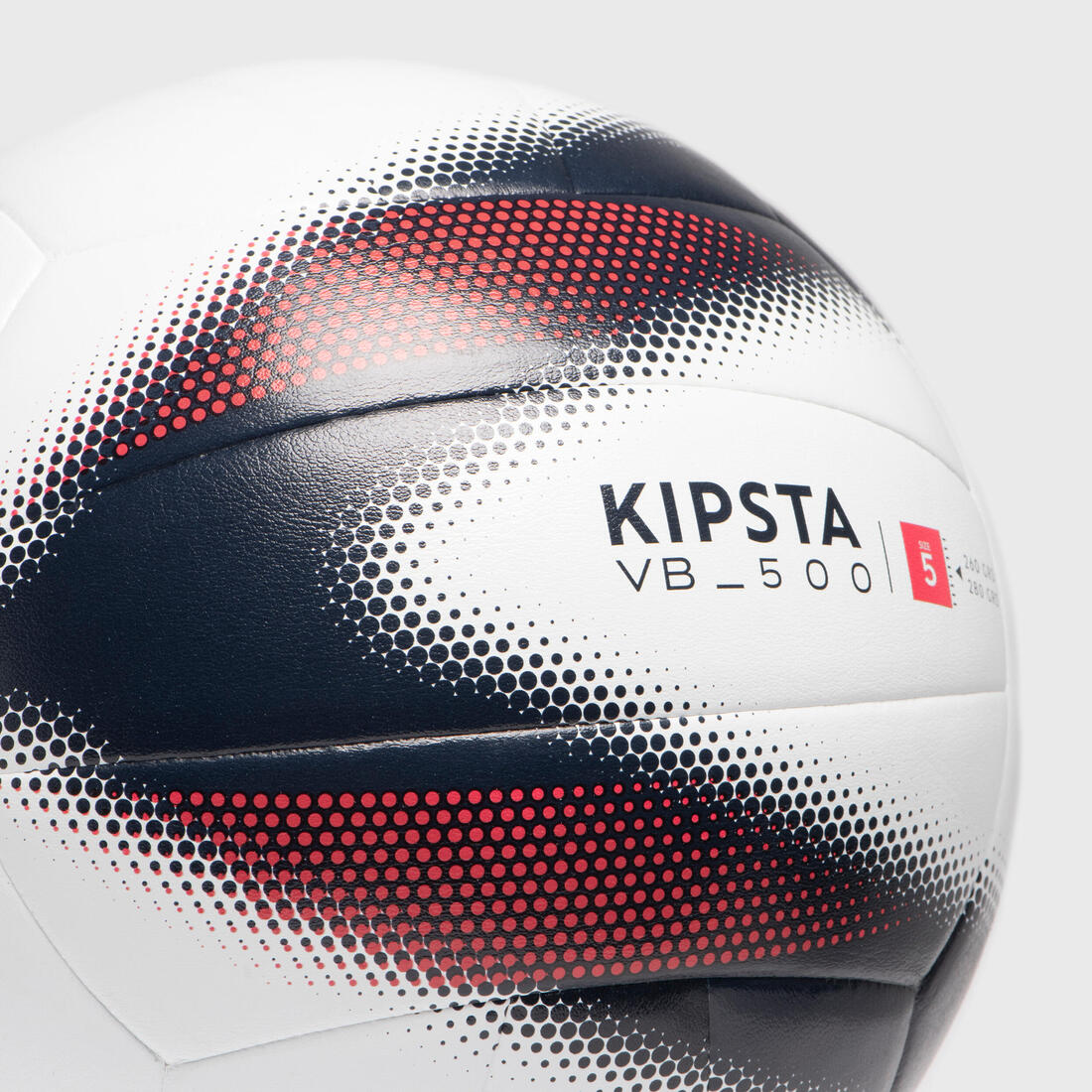 Ballon de volley-ball V500 gris, bleu et