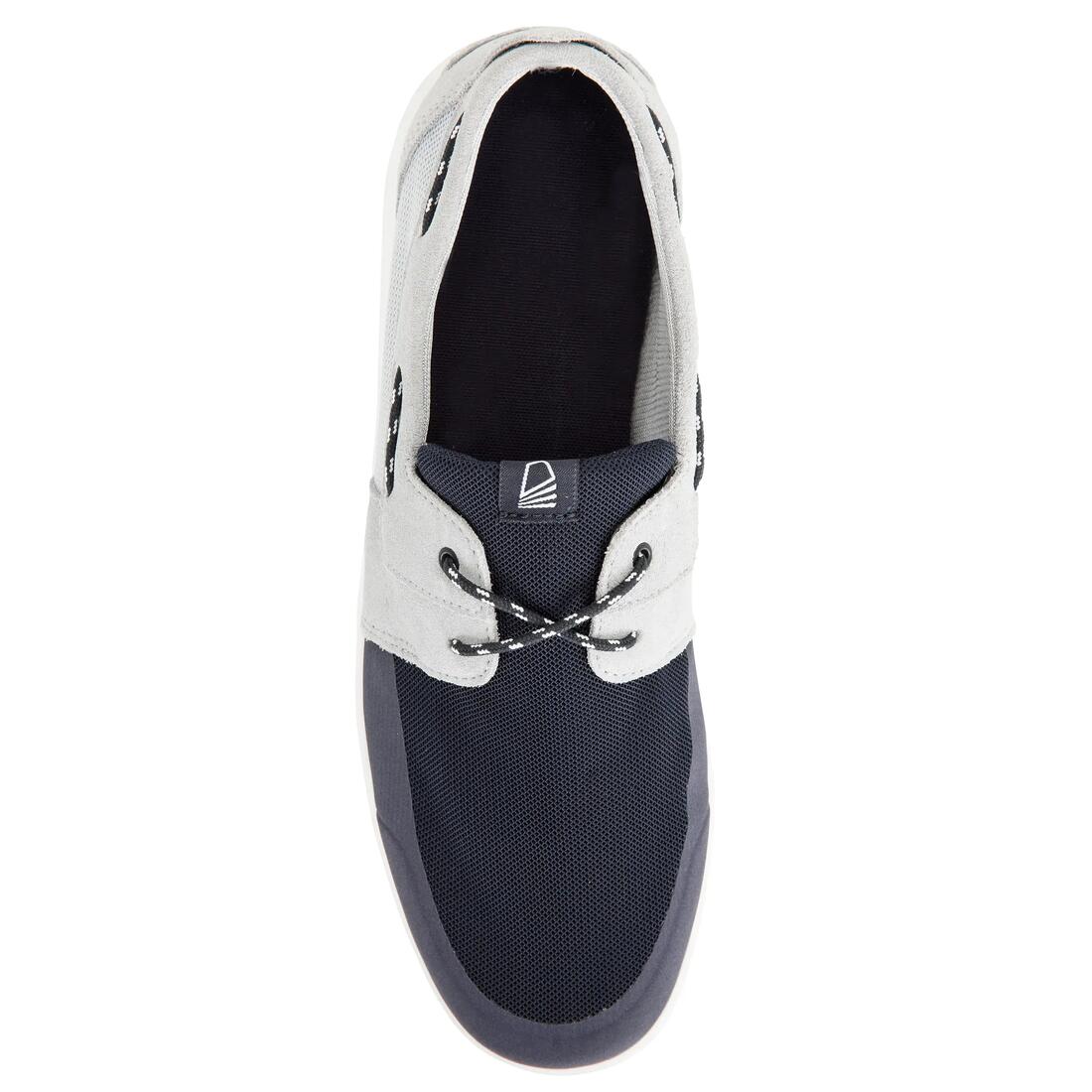 Chaussures bateau homme Sailing 100 Gris bleu