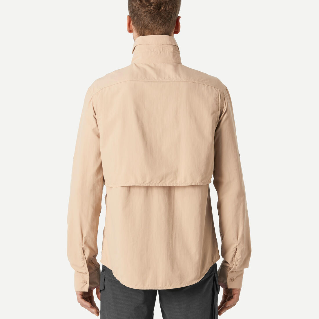 Chemise manches longues de Trekking désert anti-UV - DESERT 900 homme beige
