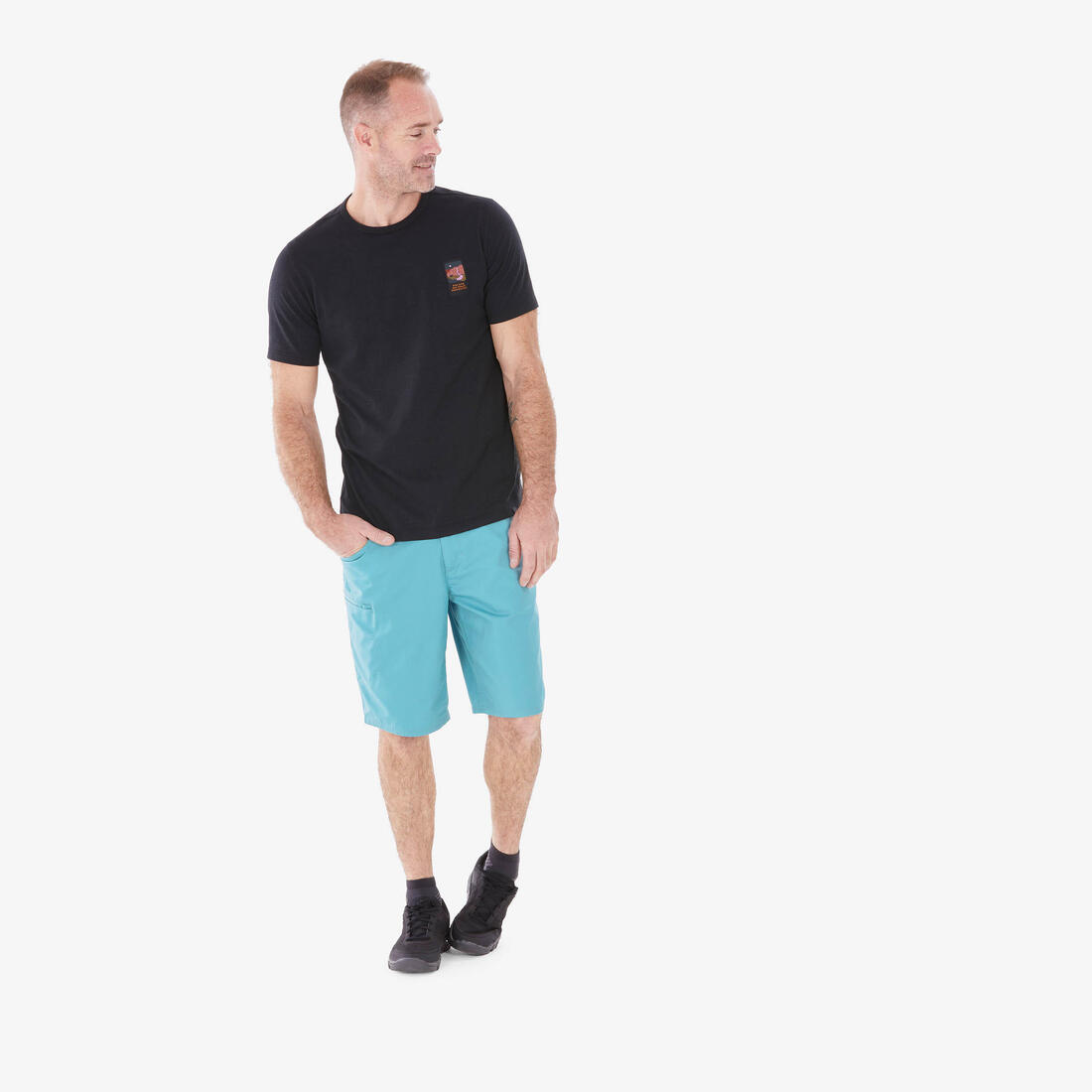 T-shirt de randonnée manches courtes homme, NH100