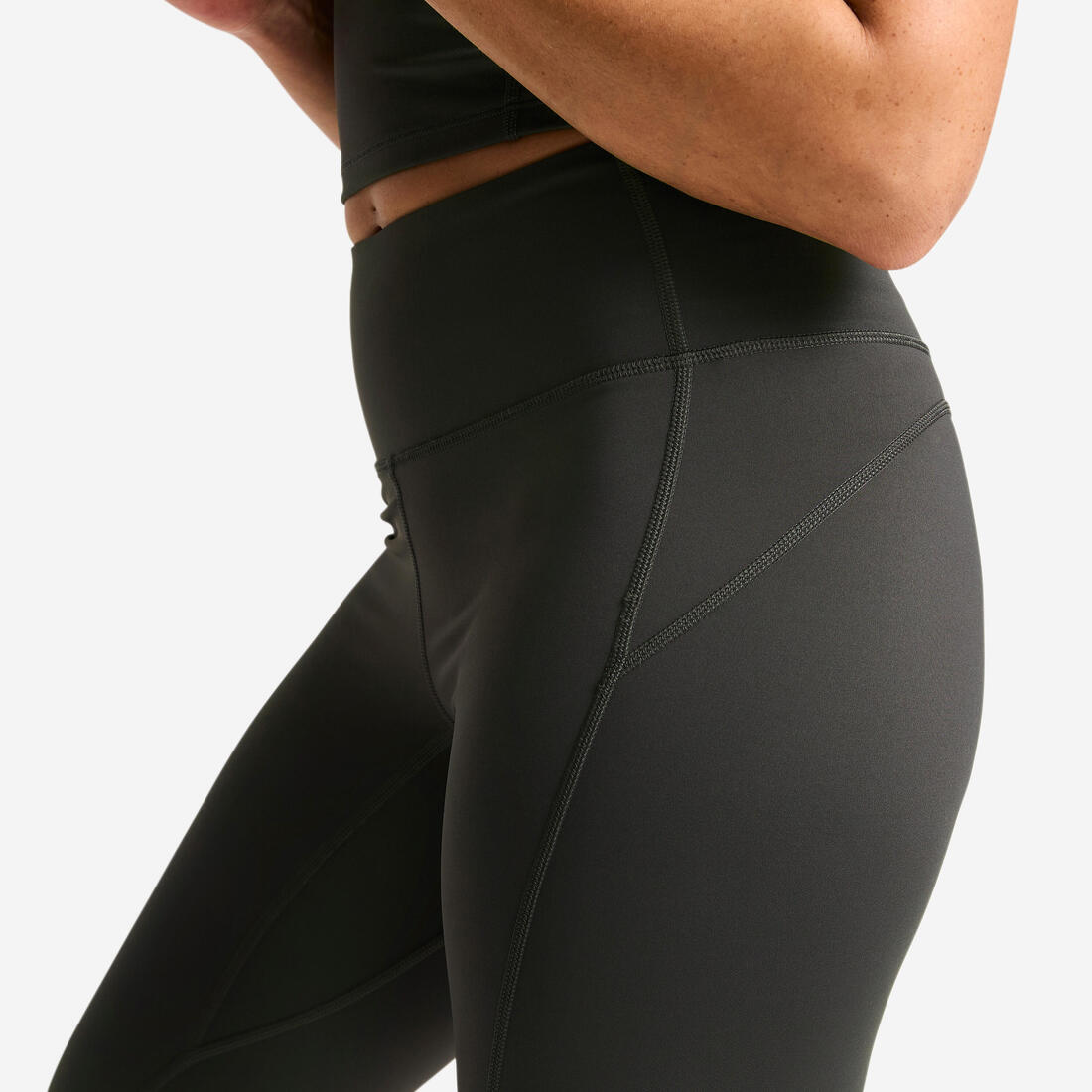 Legging de sport taille haute gainant femme foncé