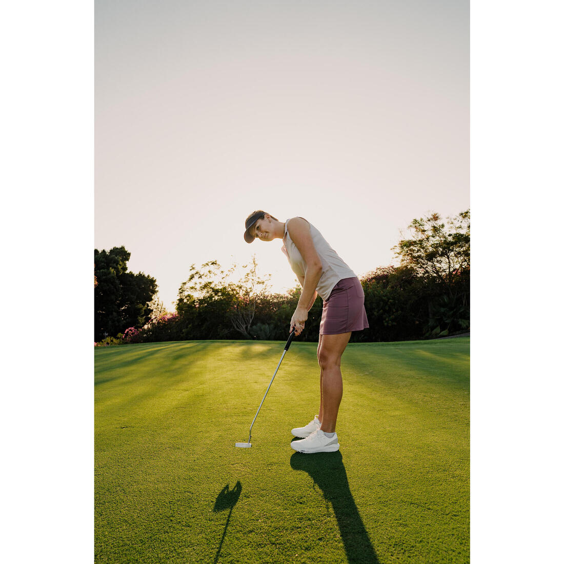 Visière de golf marque-balle, bleu marine