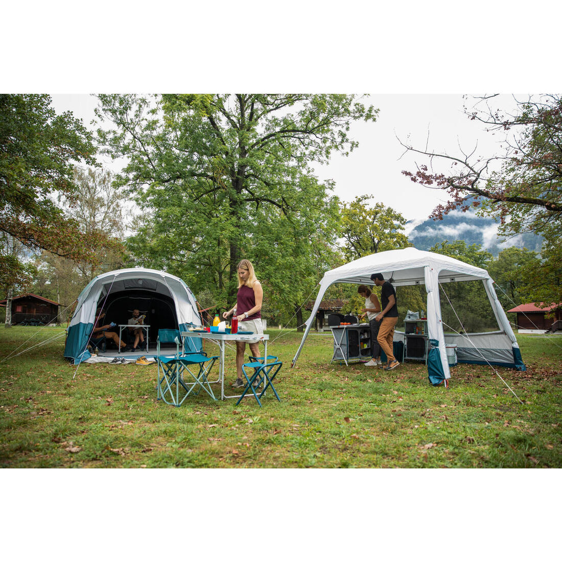 Séjour à arceaux de camping - Arpenaz Base Fresh - 10 Personnes