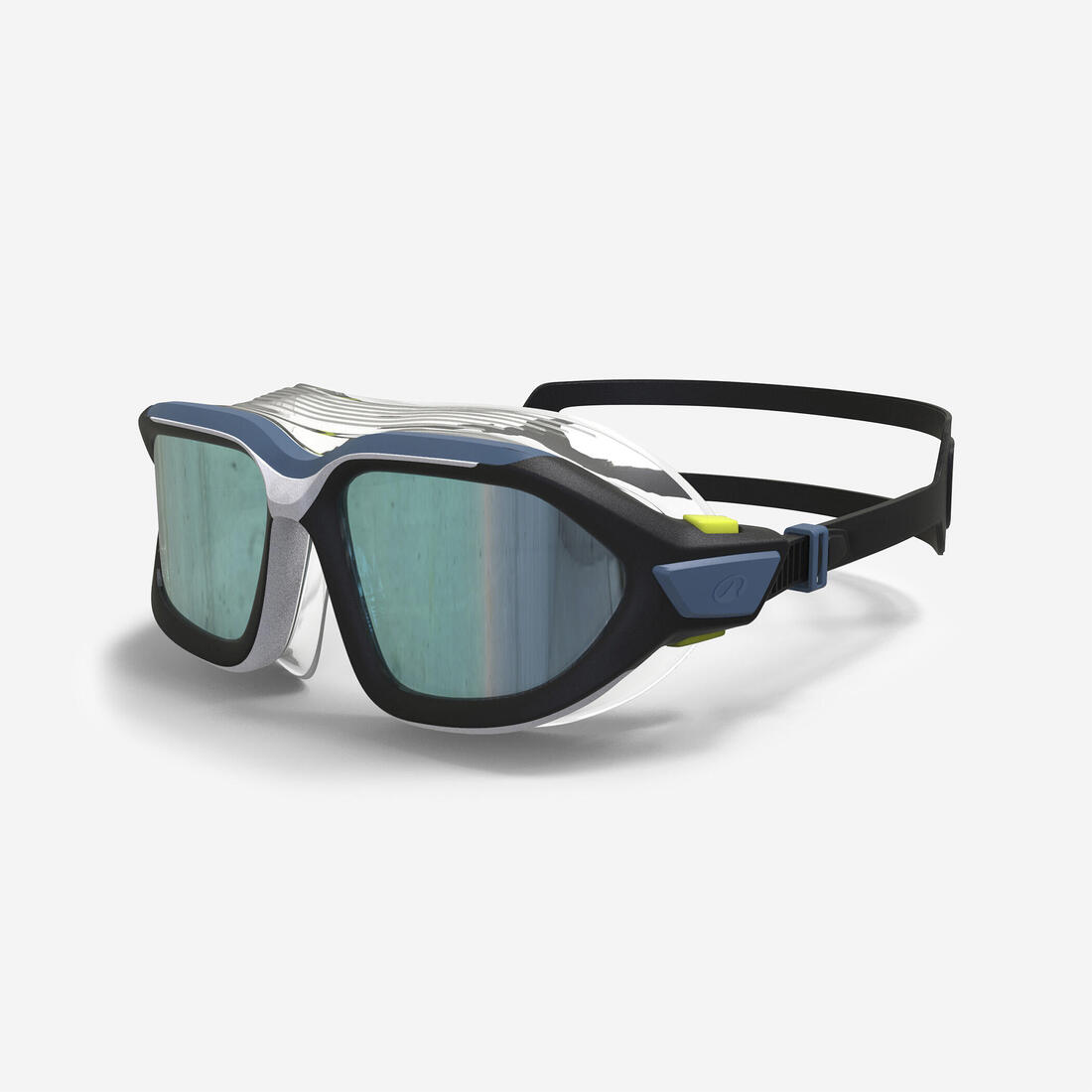 Masque de piscine Active - verres miroirs - grande taille