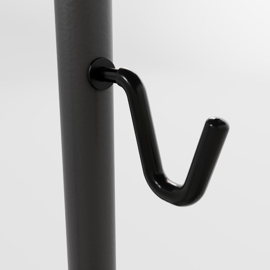 Support 1 vélo au sol, 2 en 1, noir