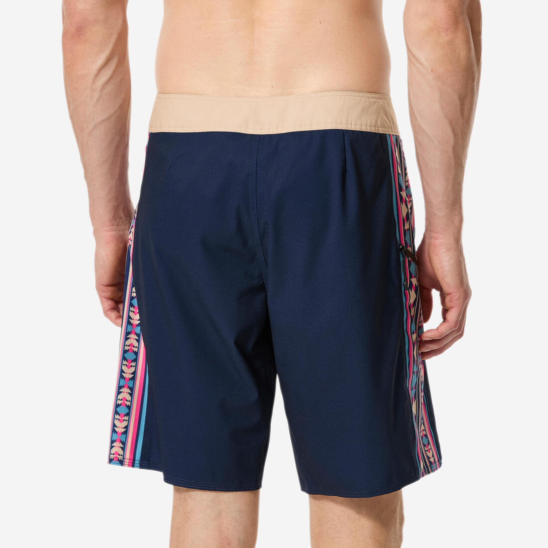 Short de bain boardshort surf long 19" homme, 500 Arch alex
