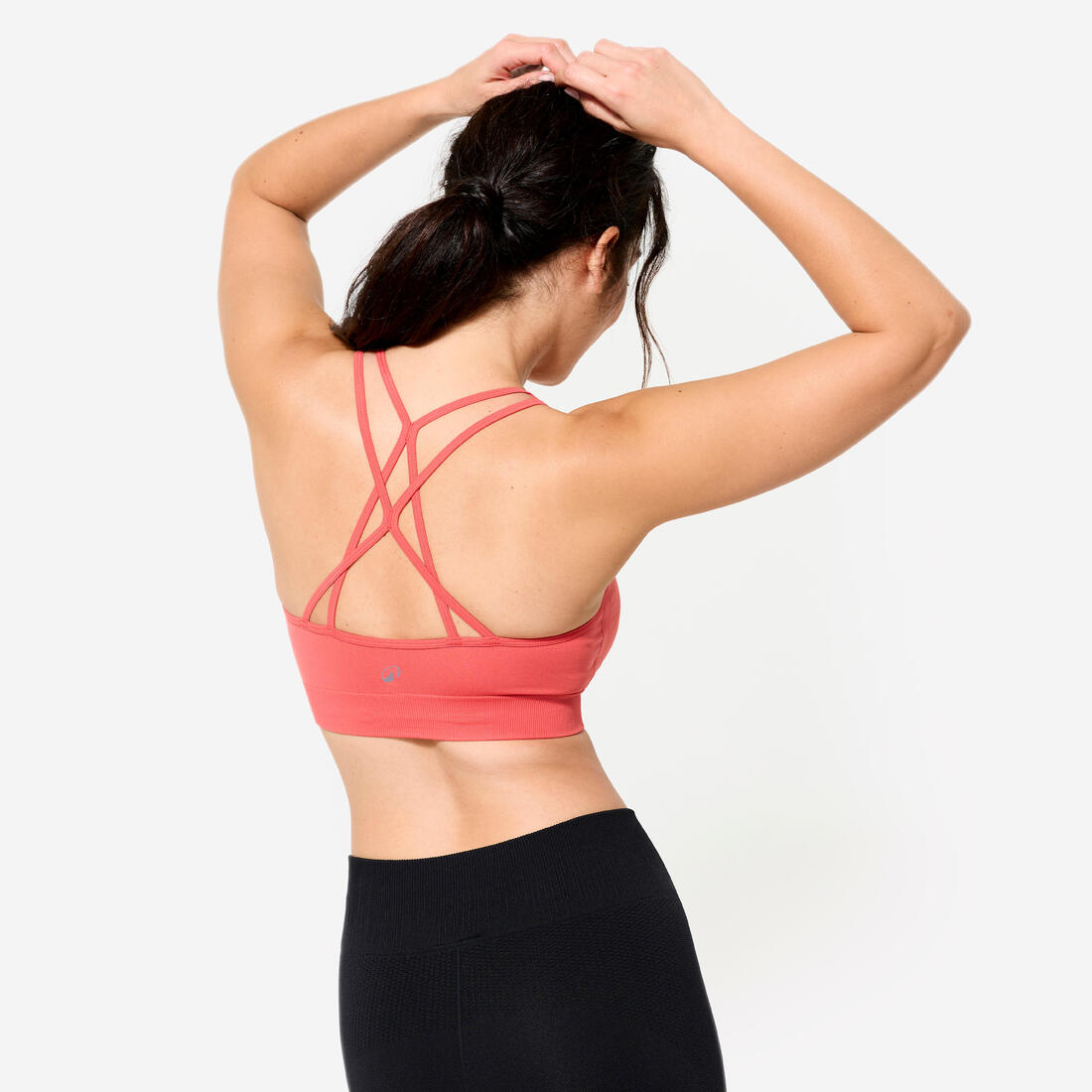 Brassière bretelles croisées maintien léger Femme