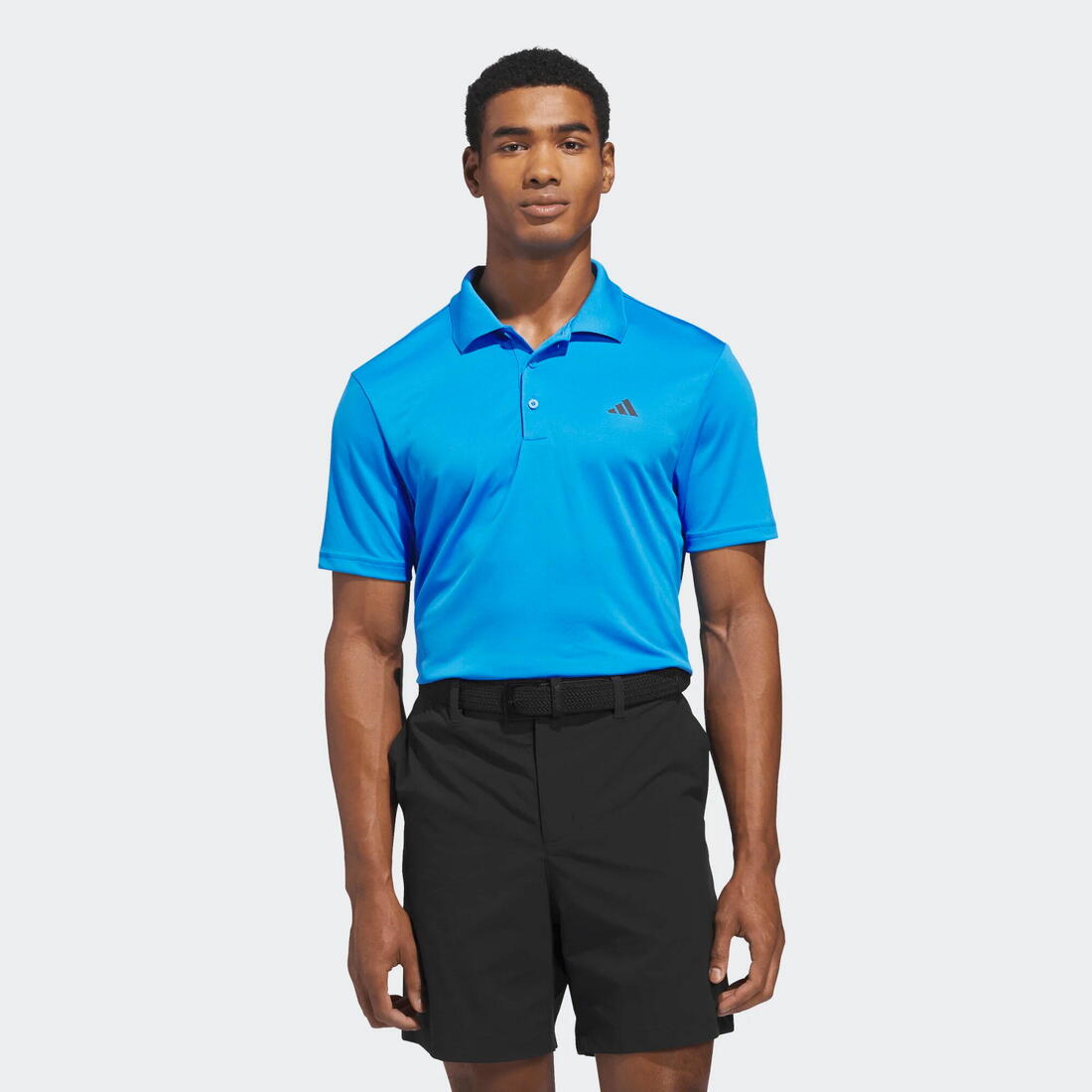 Polo de golf performance manches courtes homme, bleu