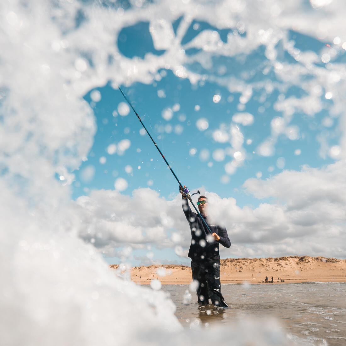 Canne surfcasting pêche en mer symbios 500 4.20m - 100-230g