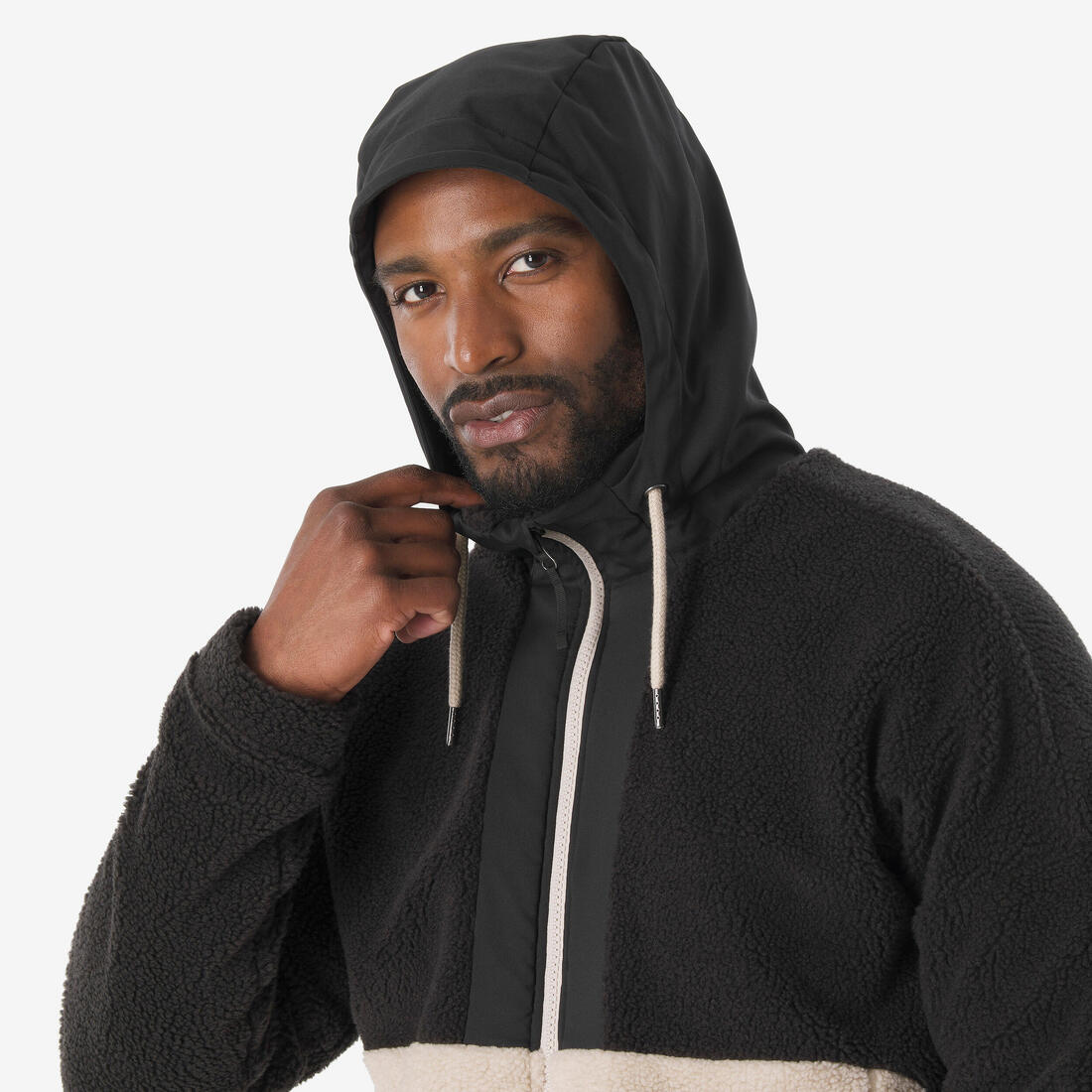 Veste polaire sherpa de randonnée chaude homme, SH900