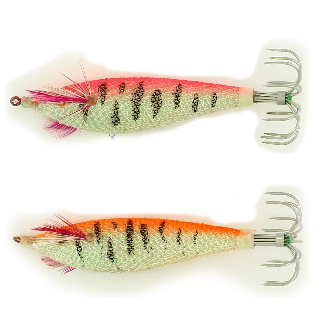 Turluttes grand panier x2 pêche des seiches/calamars