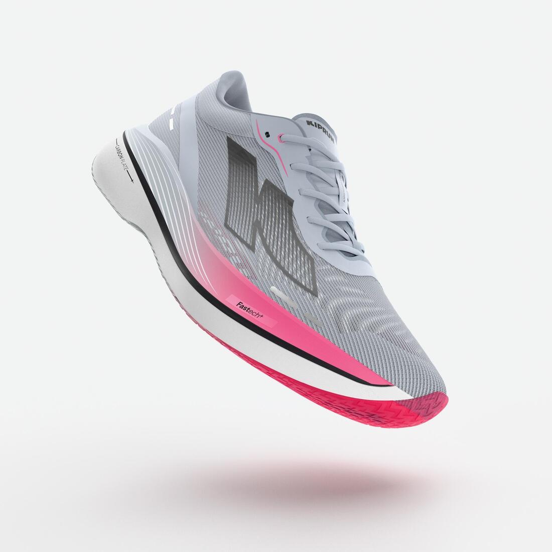 Chaussures de running avec plaque Carbone Femme, Kiprun Kipstorm Challenger CNY