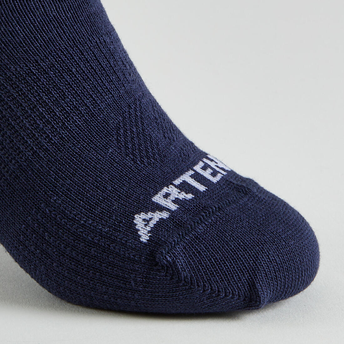 CHAUSSETTES TENNIS ENFANT BASSES ARTENGO RS 160 GRIS LOT DE 3