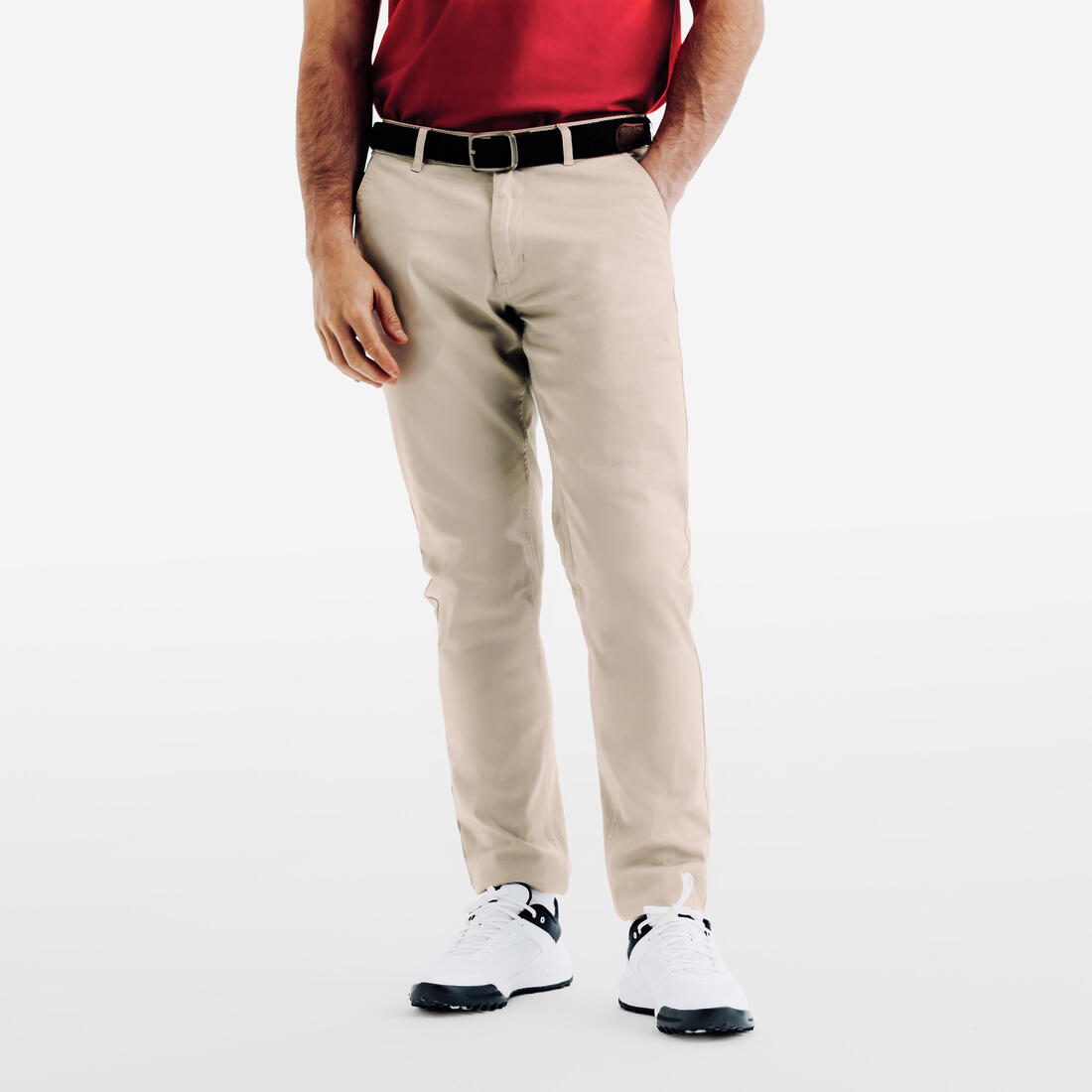 Pantalon de golf chino coton homme, MW500