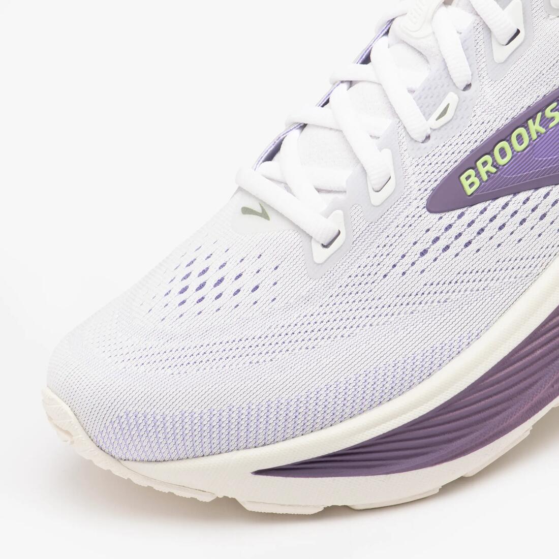 Chaussure de running femme Brooks Ghost 18 blanc violet