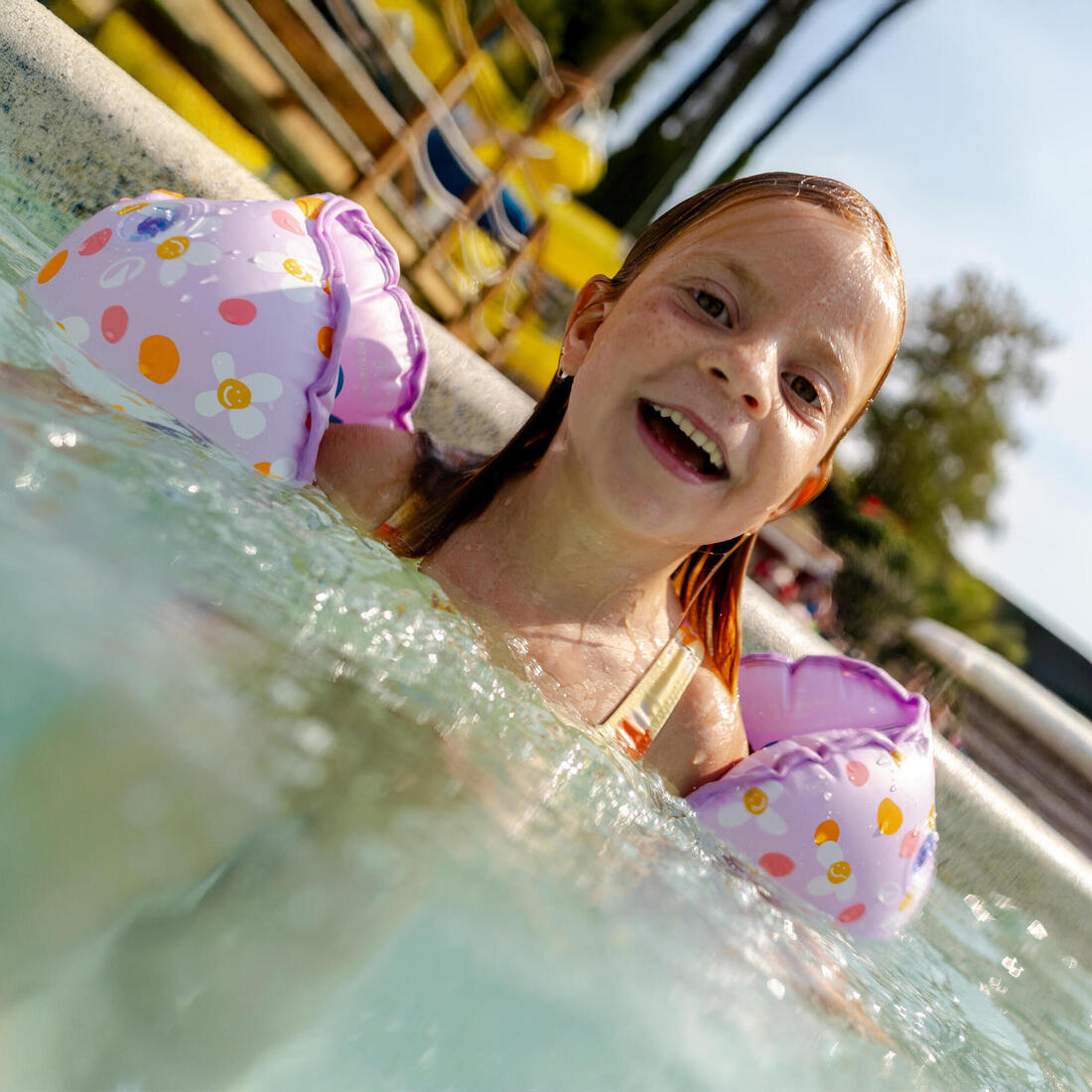 Brassards De Piscine Evolutif Enfant - Tiswim print savane