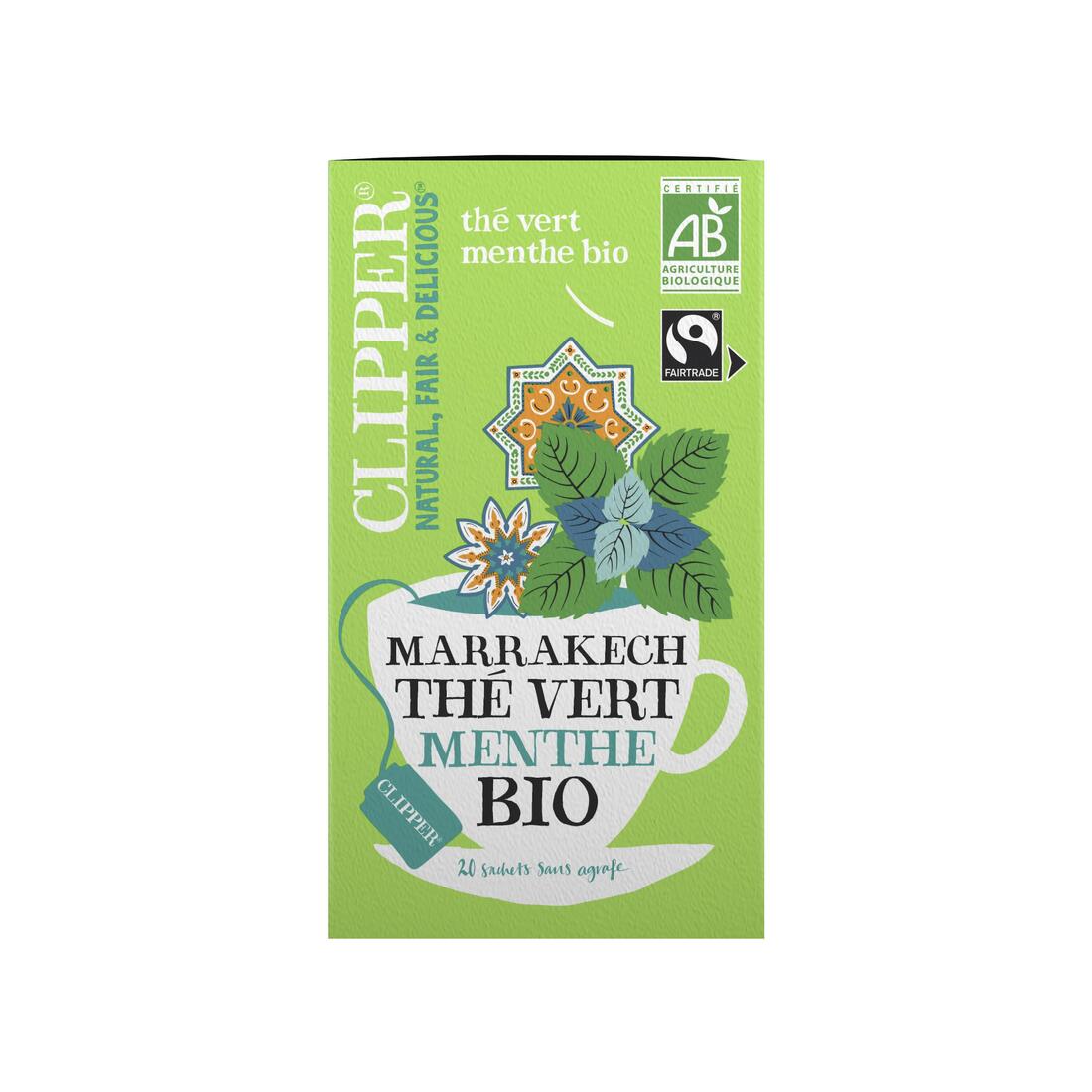Clipper Thé Vert Menthe Bio - 20 sachets