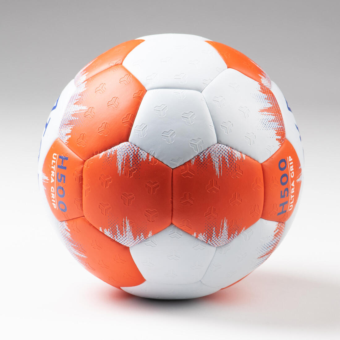 Ballon de handball taille 3 - hb500 hybride bleu/gris