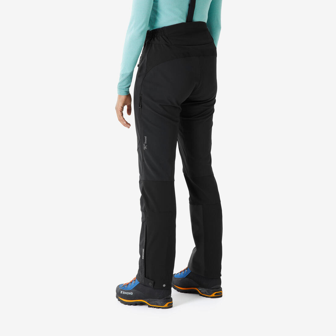 Pantalon d'alpinisme chaud femme, Alpinism noir