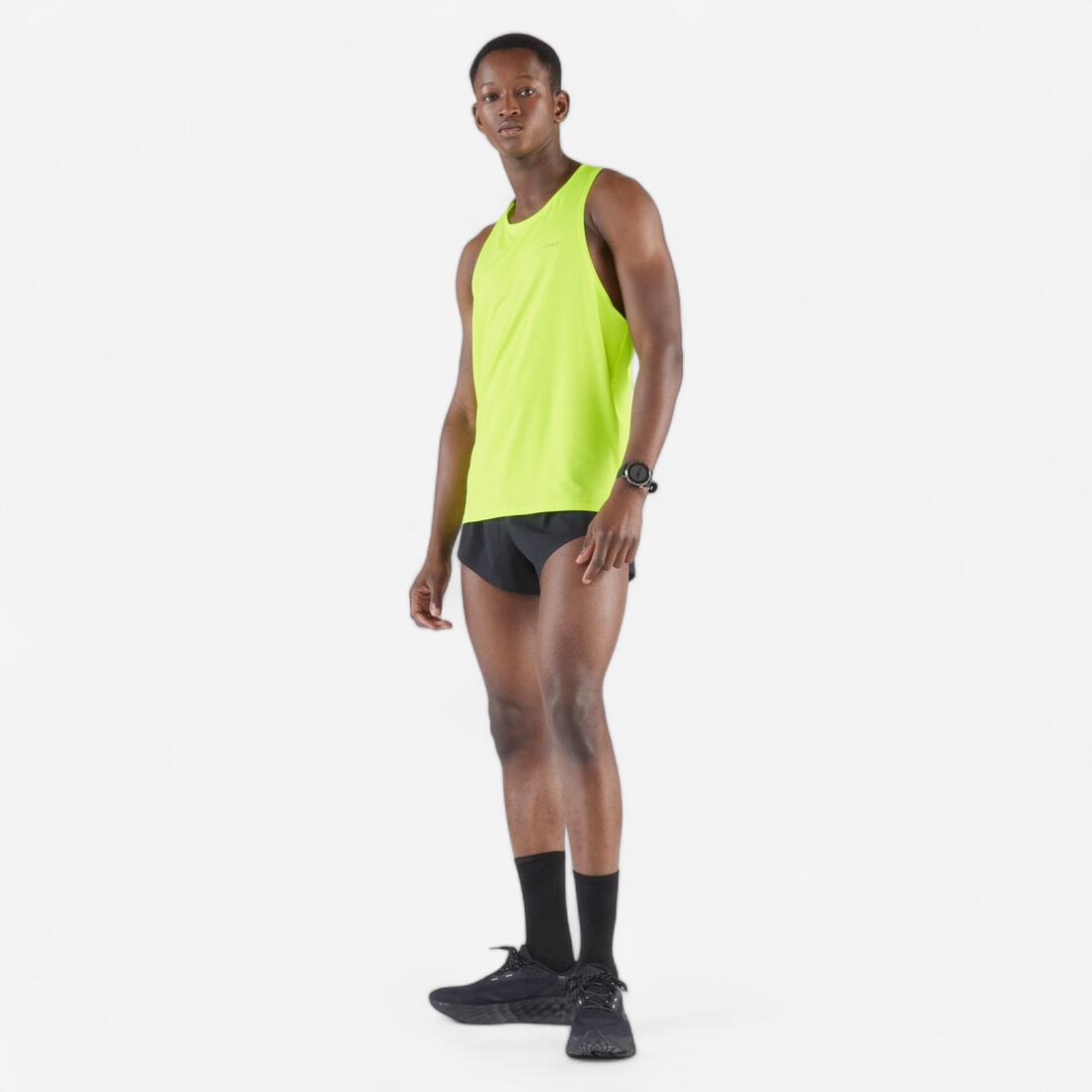 DEBARDEUR DE RUNNING 900 LIGHT JAUNE FLUO