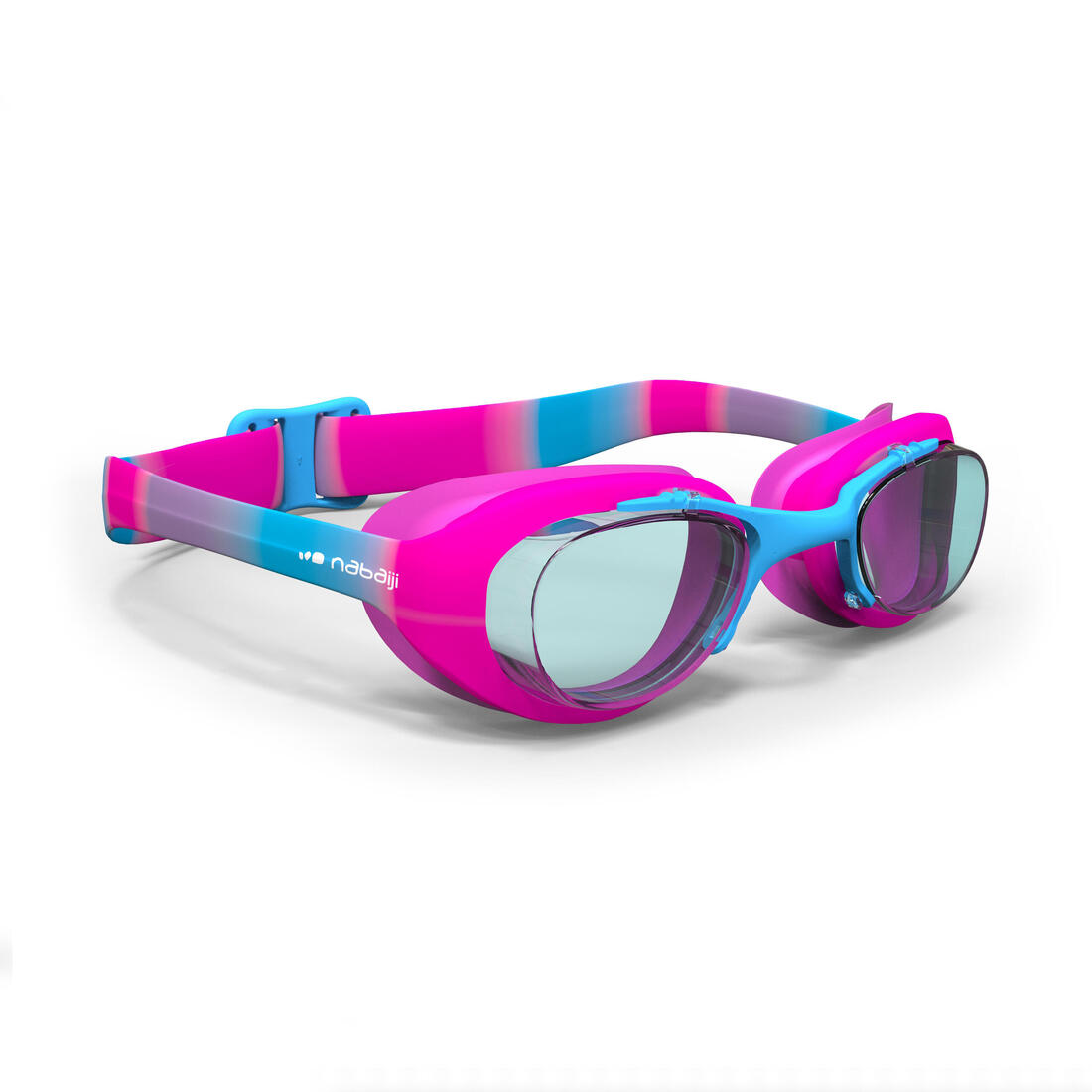 Lunettes de natation Junior - Xbase rose bleu teintées