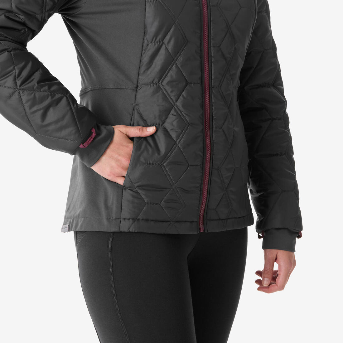 Veste 3en1 de randonnée hiver -8° femme, MH500 3en1