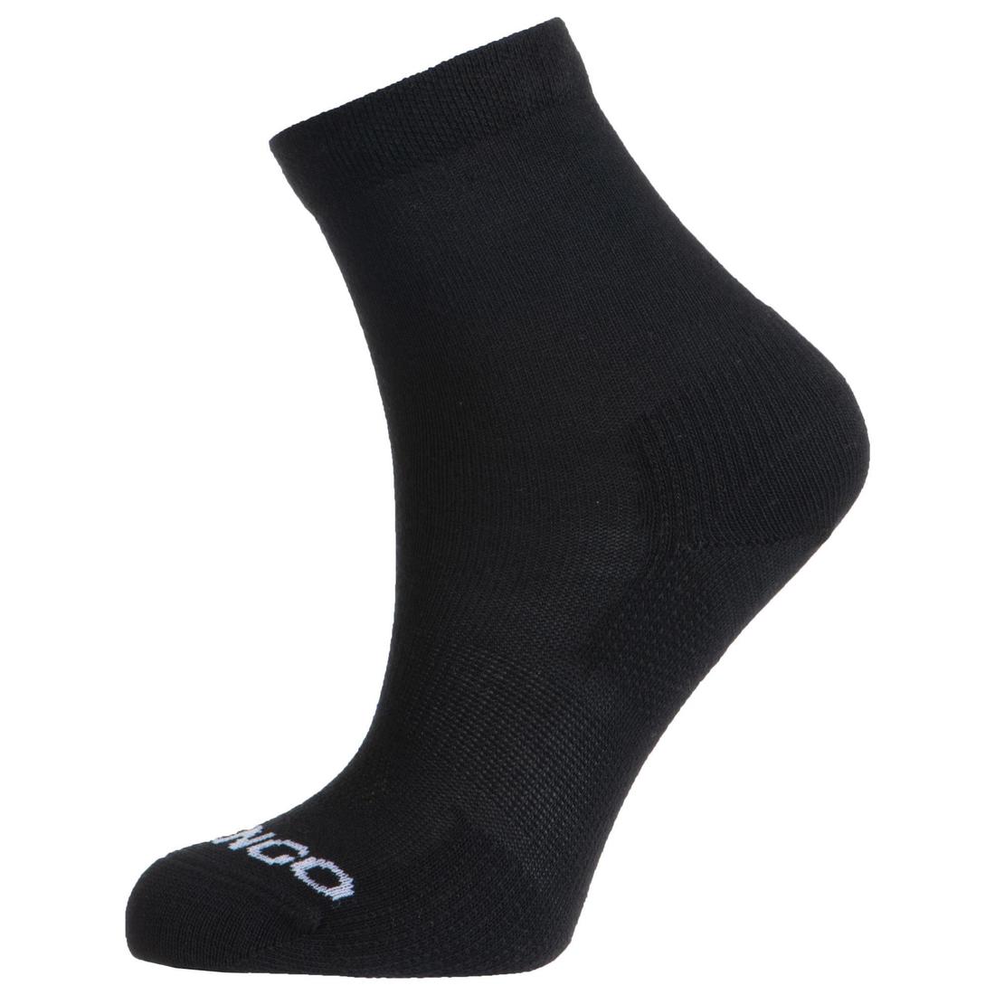 CHAUSSETTES DE SPORT ENFANT HAUTES ARTENGO RS 160 BLANC MARINE BLANC LOT DE 3