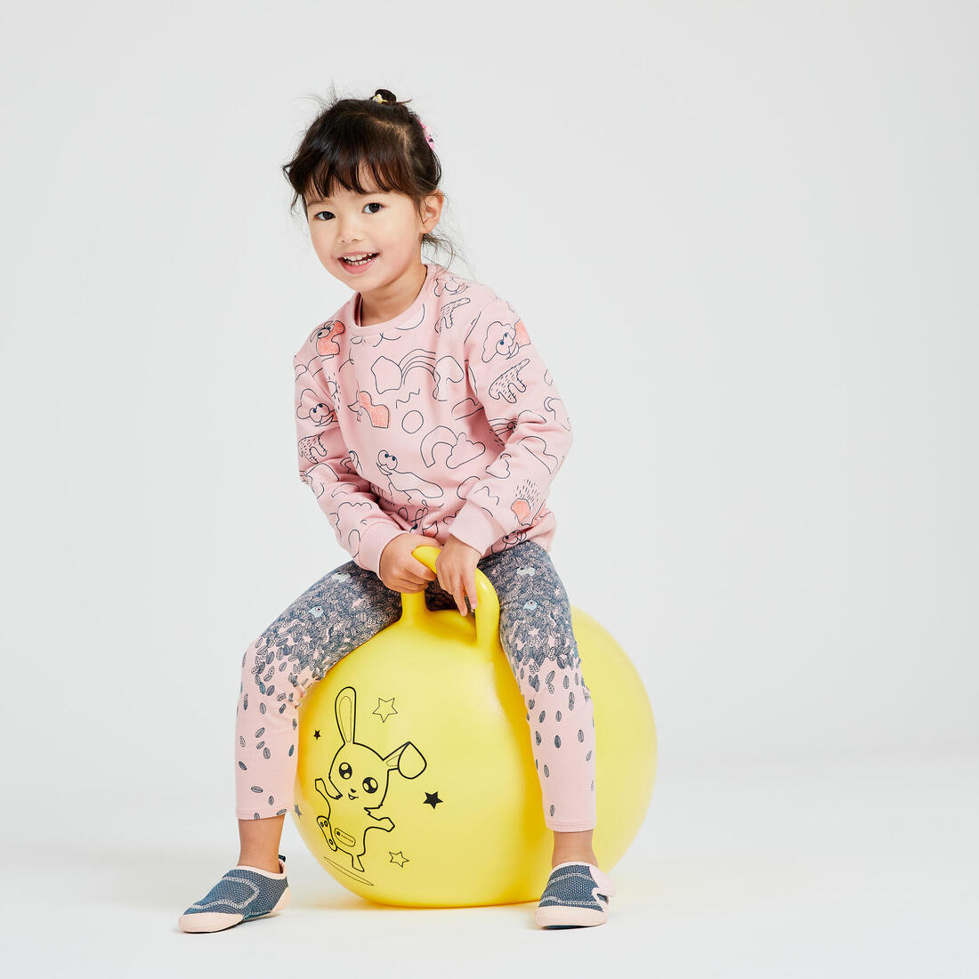 Sweat decat'oons imprimé beige baby gym enfant